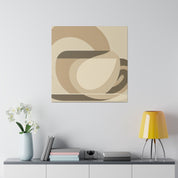 Artistic Minimal Brew Cafe Minimalist Decor Coffee Wall Art Canvas