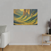 Spectral Peak Odyssey Mountain Landscape Painting Canvas