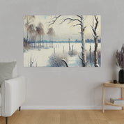 An Expressionist Snowscape Chronicle Winter Painting Canvas