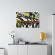 Arcadian Symphony French Street Painting Canvas