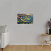 Lush Foothills Mountain Landscape Painting Canvas