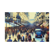 Rue d'Art Vivant French Street Painting Canvas