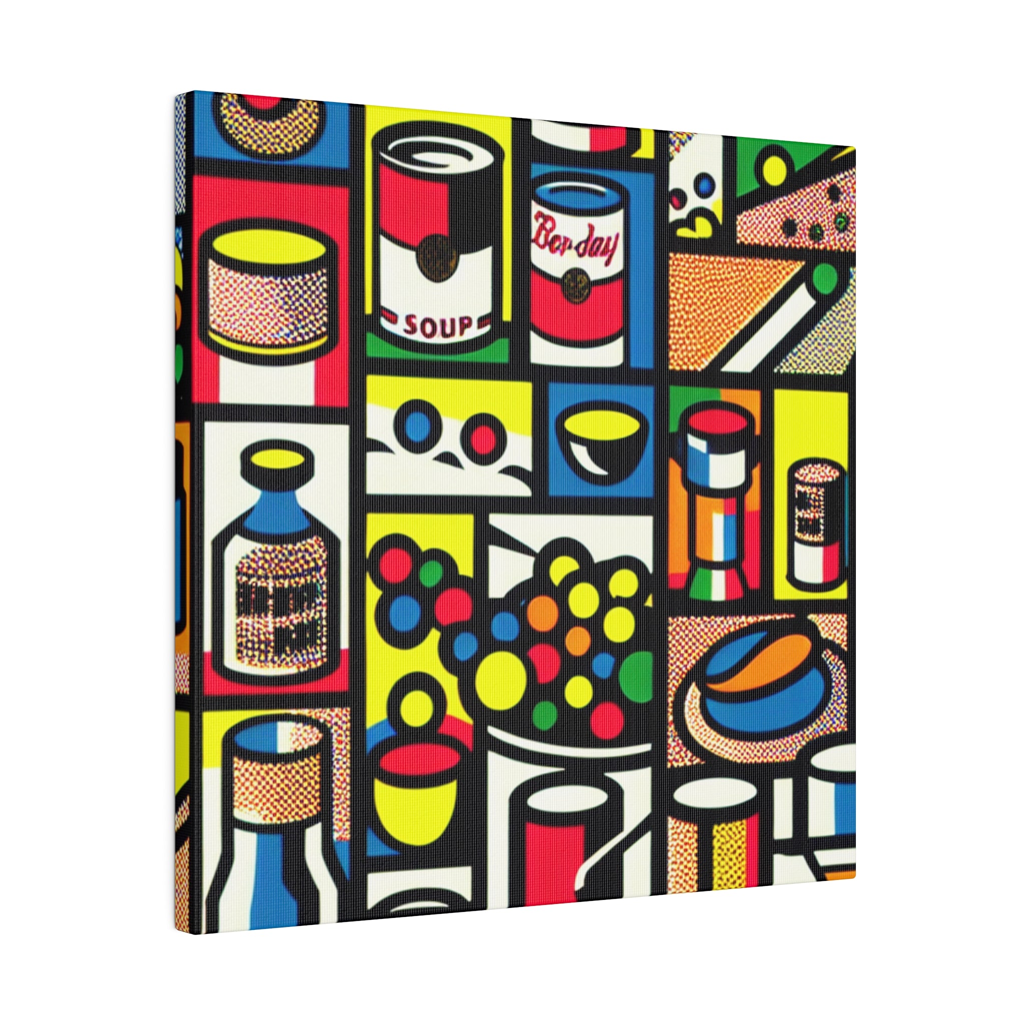 Vibrant Kitchen Pop Art Wall Art Canvas