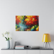 Autumn Whisper Hues Fall Painting Canvas