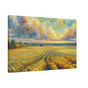 Sunflower Symphony Floral Wall Art Sunflower Painting Canvas