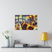 1950s 6pm Weekday Retro Bar Art Canvas