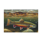 Brook Trout Stream Canvas
