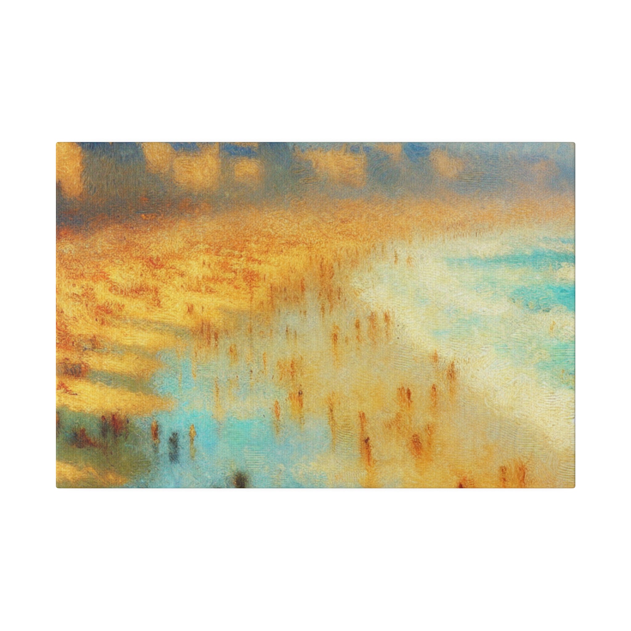 Seaside Reverie Vintage Impressionist Beach Painting Canvas