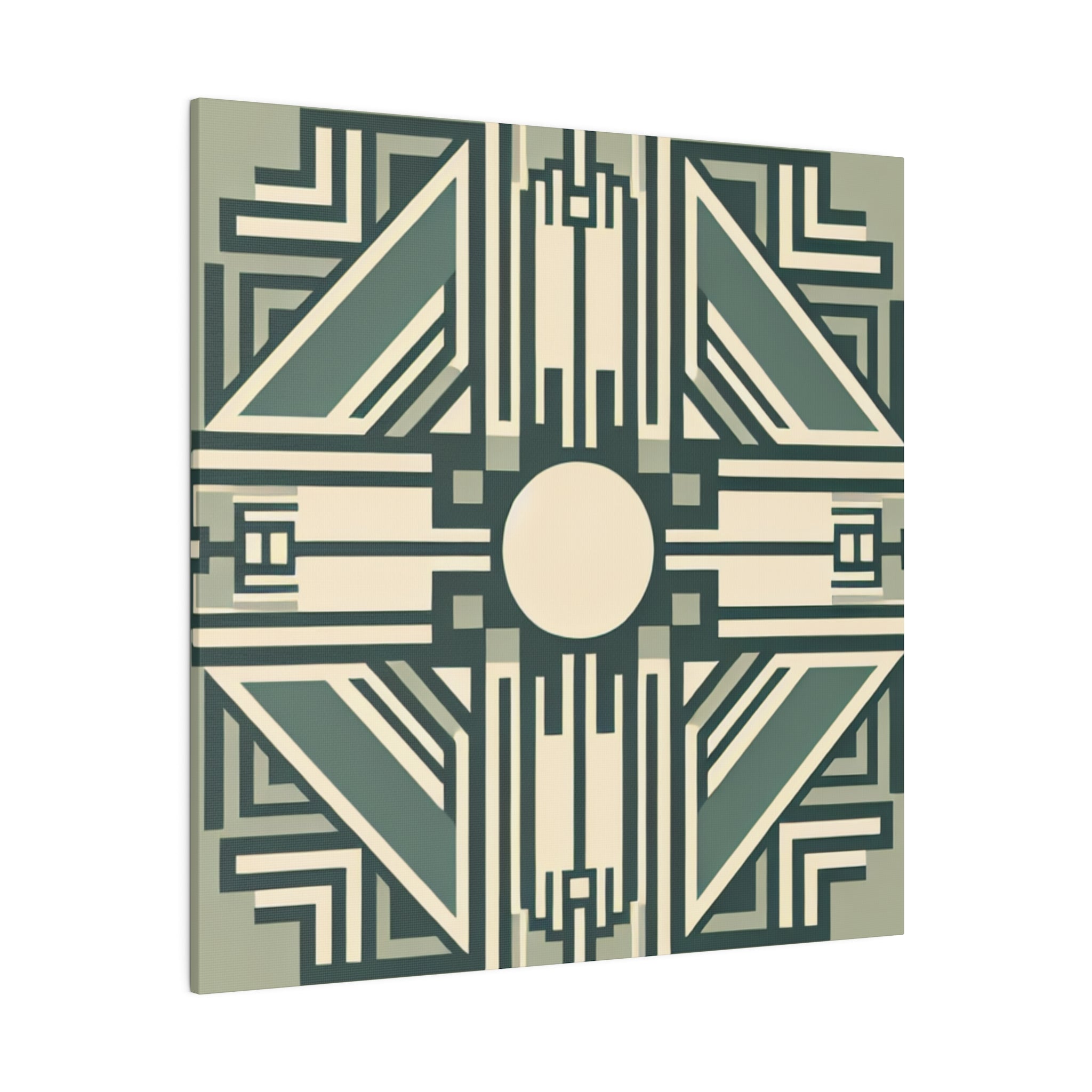 Deco Opulence Extravaganza Pattern Art Deco Wall Art Canvas