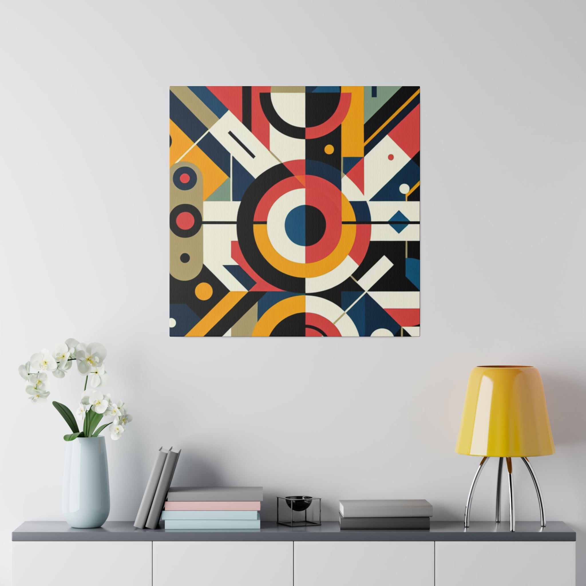 Geometric Gala of Grandeur Geometric Painting Canvas