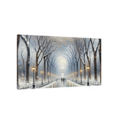 Central Park Winter Mall Canvas