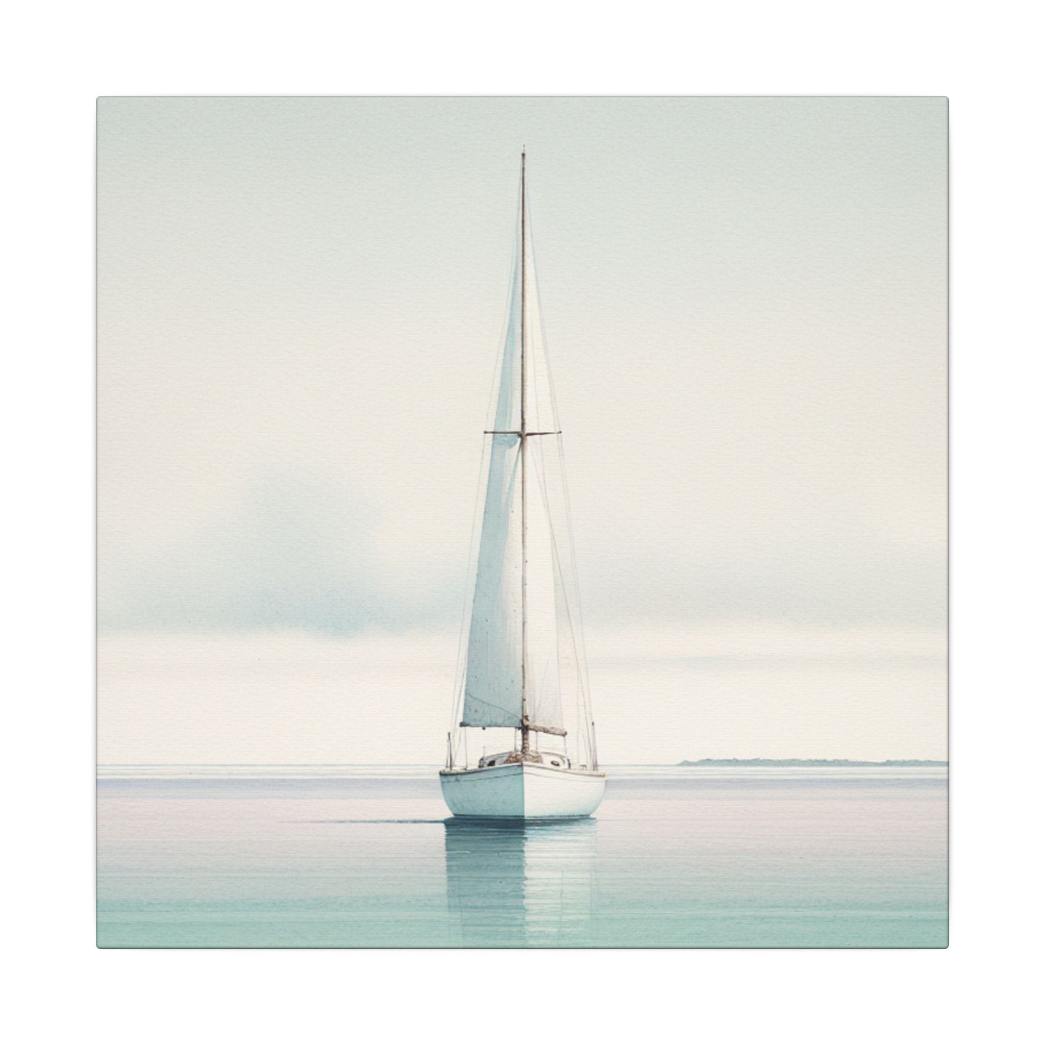Sailboat Head-On Canvas