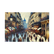 Monet's Urban Symphony French Street Painting Canvas