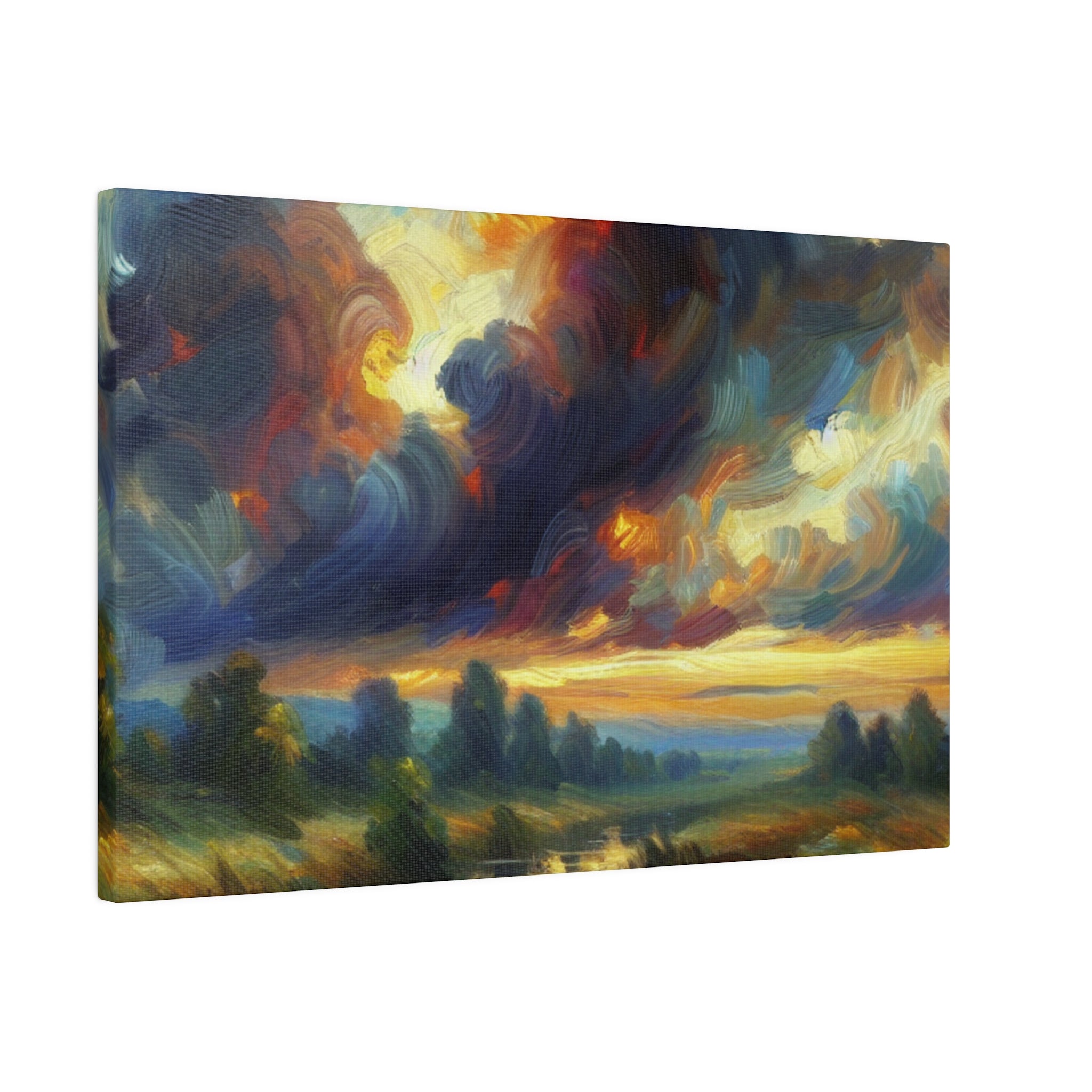 Stormscape Ethereal Euphoria Landscape Painting Canvas