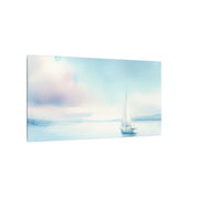 Solitary Sailboat Canvas