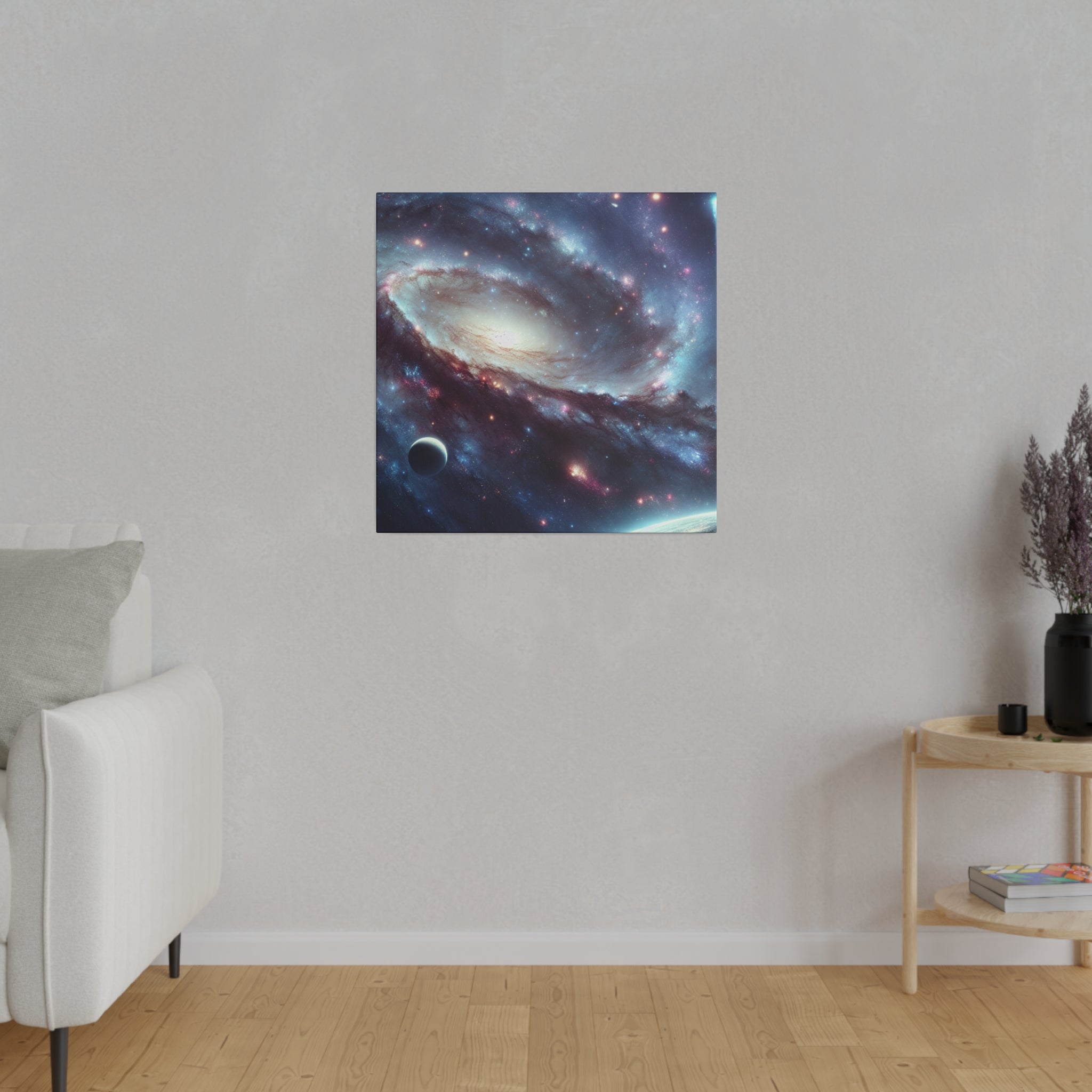 Celestial Body Cosmic Galaxy Space Art Canvas