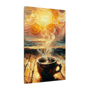 Coffee, Sunshine and the Sea Canvas