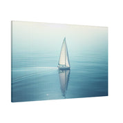 Seafaring Tranquility Seascape Sailboat Painting Canvas