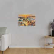 Sundrenched Shores Beach Painting Canvas