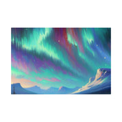 Aurora Frost Mirage Northern Lights Painting Canvas