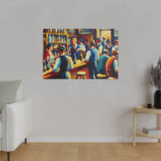 Mid Century Toast Reverie Retro 1950s Bar Art Canvas