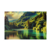 Serene Lake Whispers Lake Painting Canvas