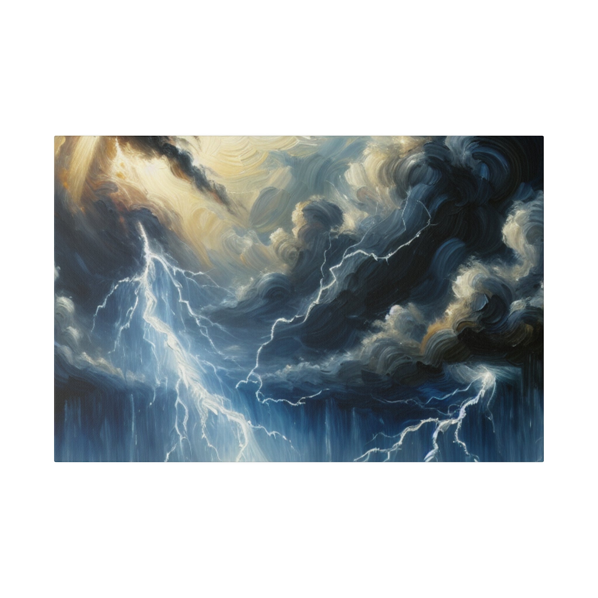 Storm Spirit Symphony Lightning Painting Canvas