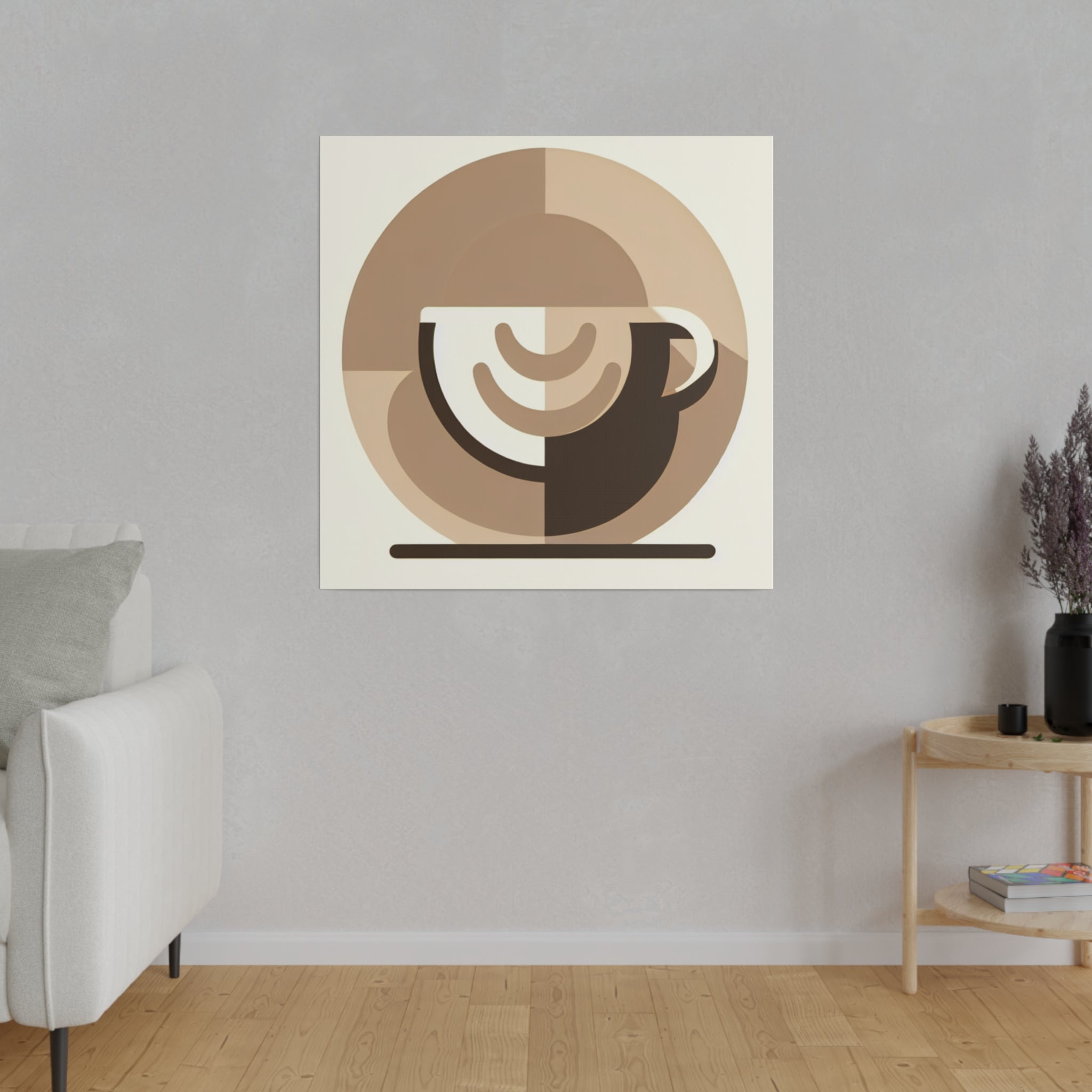 Sleek Brew Aesthetics Coffee Wall Art Canvas