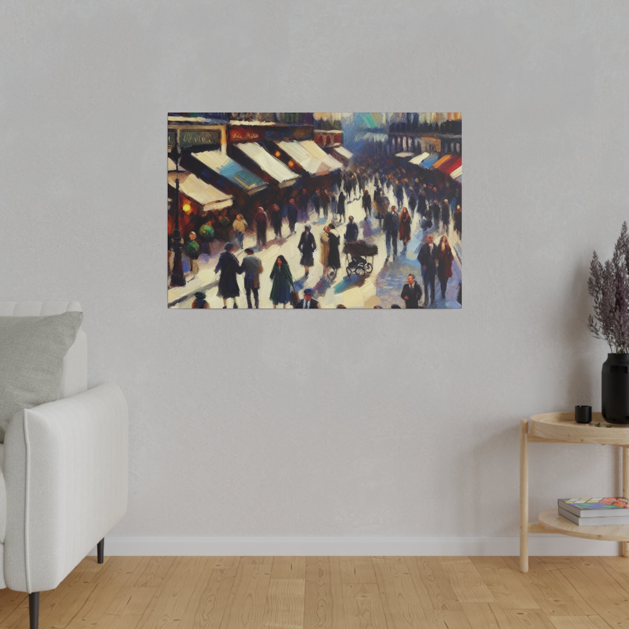 Parisian Mirage French Street Painting Canvas