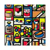 Vibrant Kitchen Pop Art Wall Art Canvas