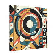 Maximalist Geometric Extravaganza Geometric Painting Canvas