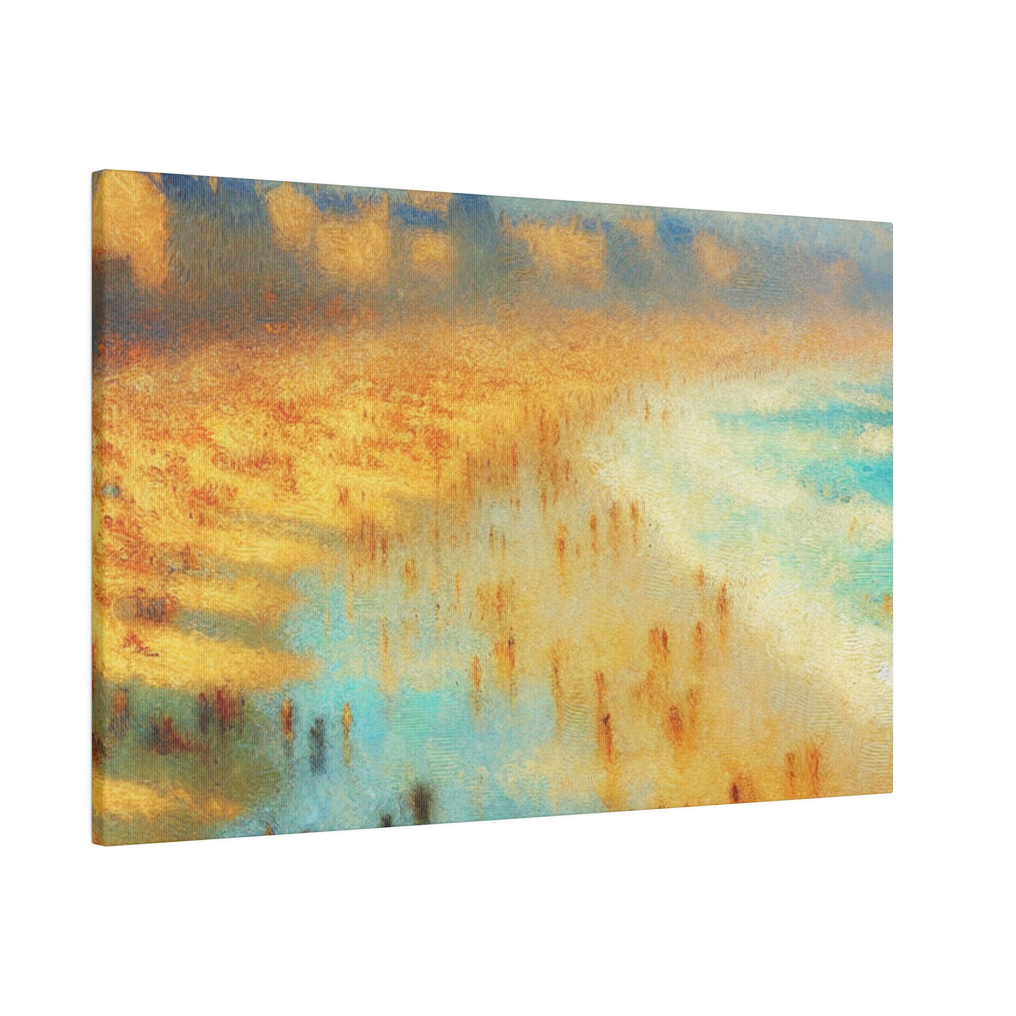 Seaside Reverie Vintage Impressionist Beach Painting Canvas