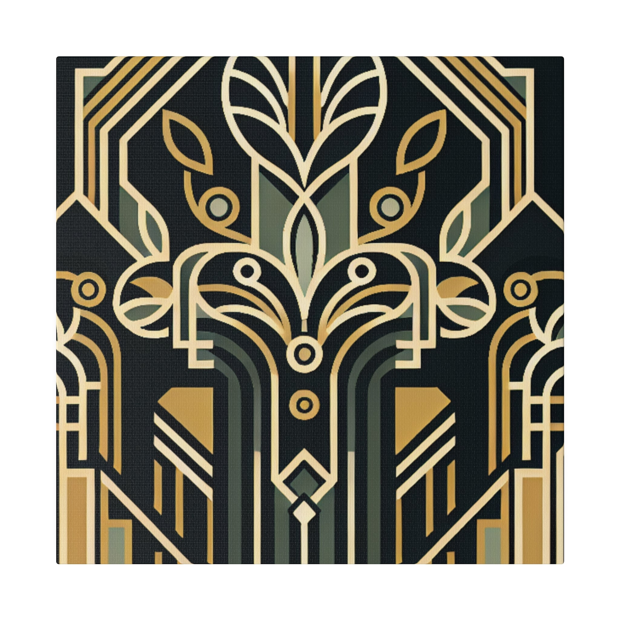 Luxe Dreamscape Pattern Art Deco Wall Art Canvas