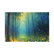 Luminary Firefly Woodlands Forest Painting Canvas