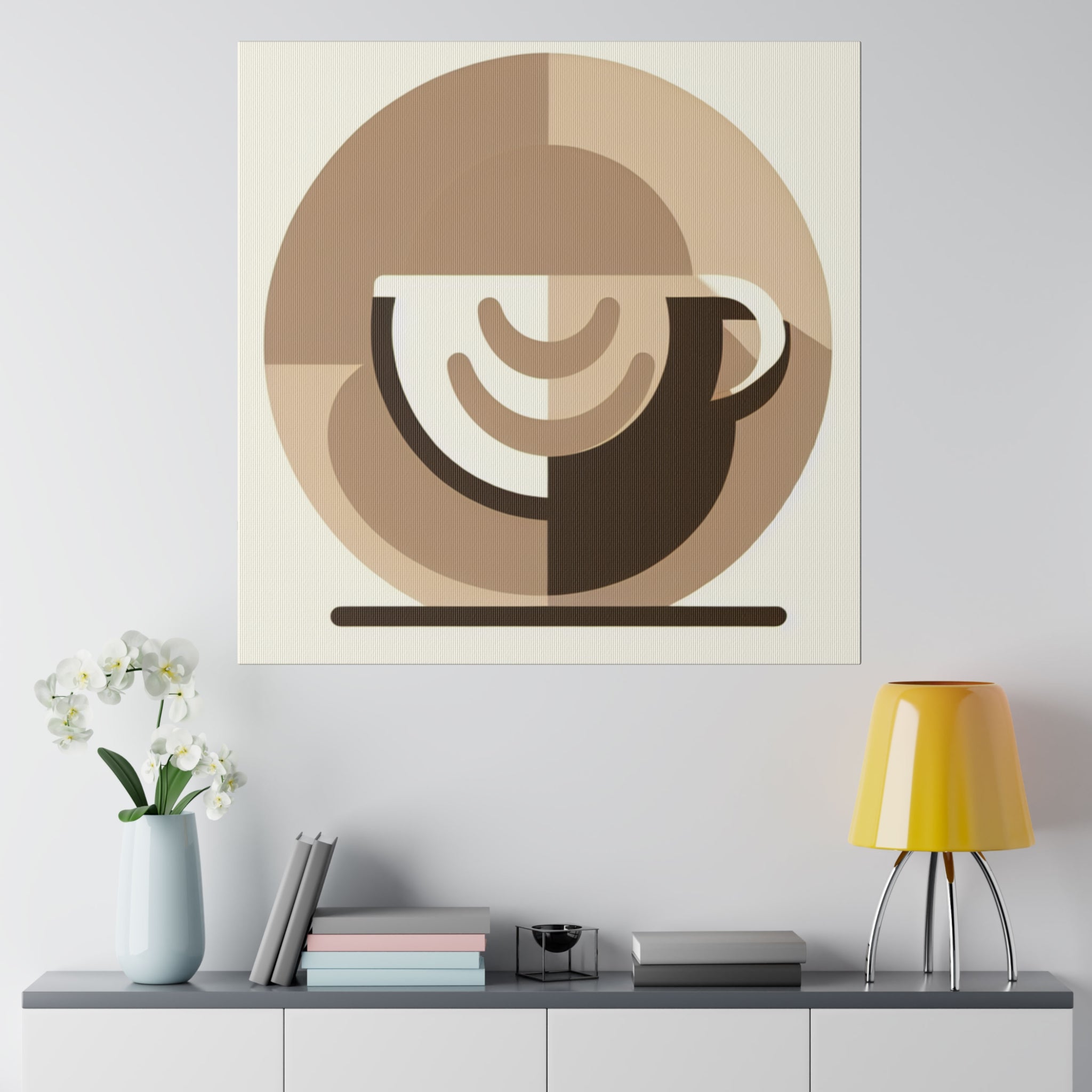 Sleek Brew Aesthetics Coffee Wall Art Canvas