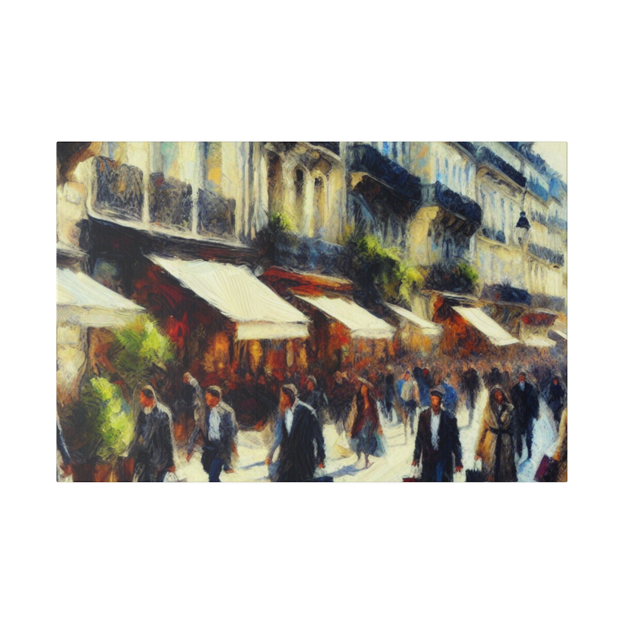 Arcadian Symphony French Street Painting Canvas