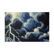 Storm's Ethereal Dance Landscape Painting Canvas