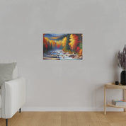 Autumn Embrace Whisper Fall Painting Canvas