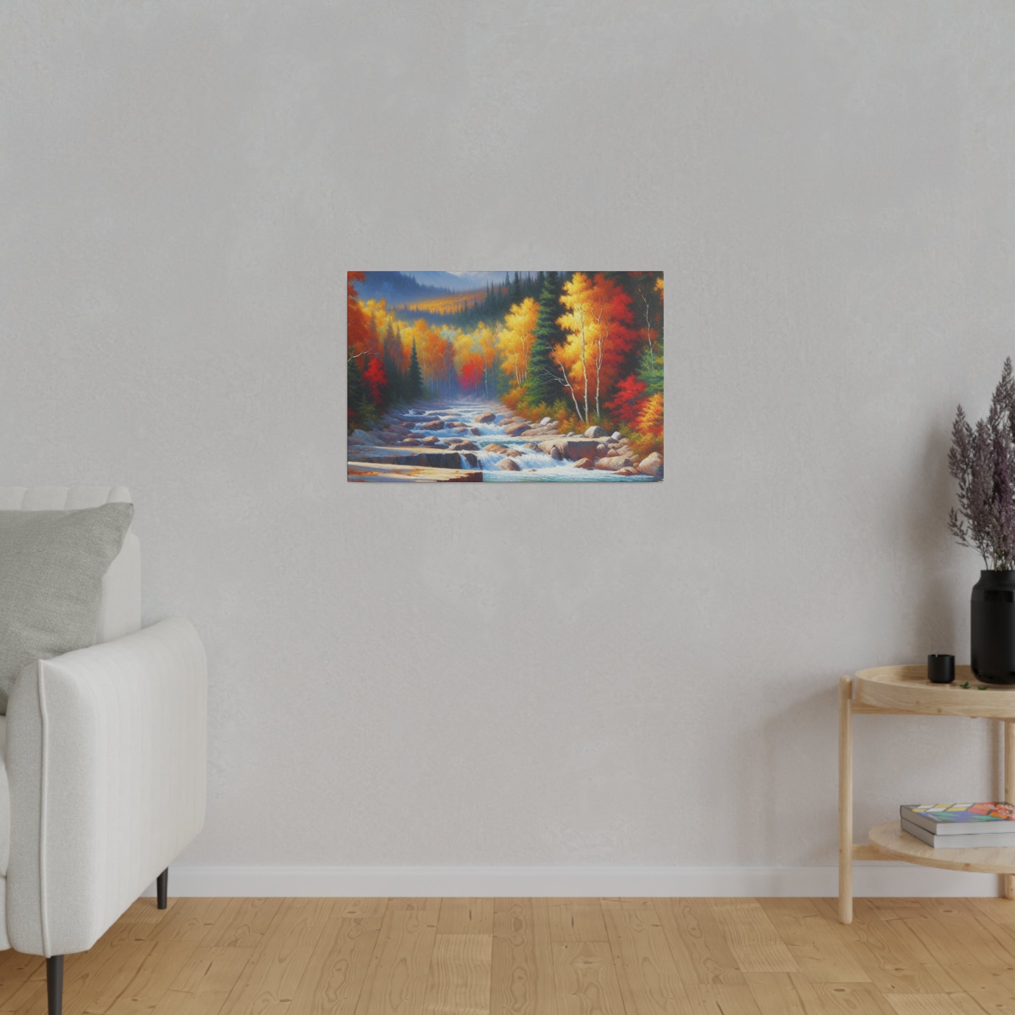 Autumn Embrace Whisper Fall Painting Canvas