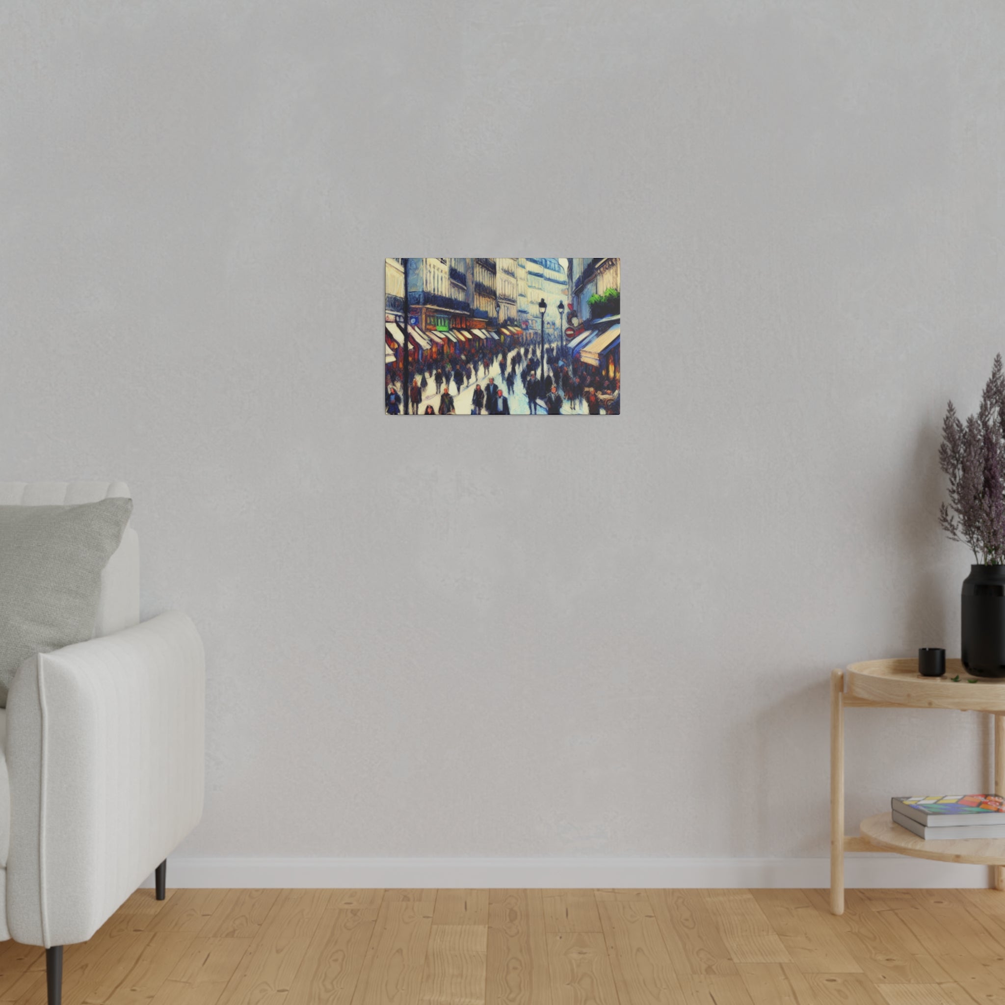 Parisian Symphony French Street Painting Canvas