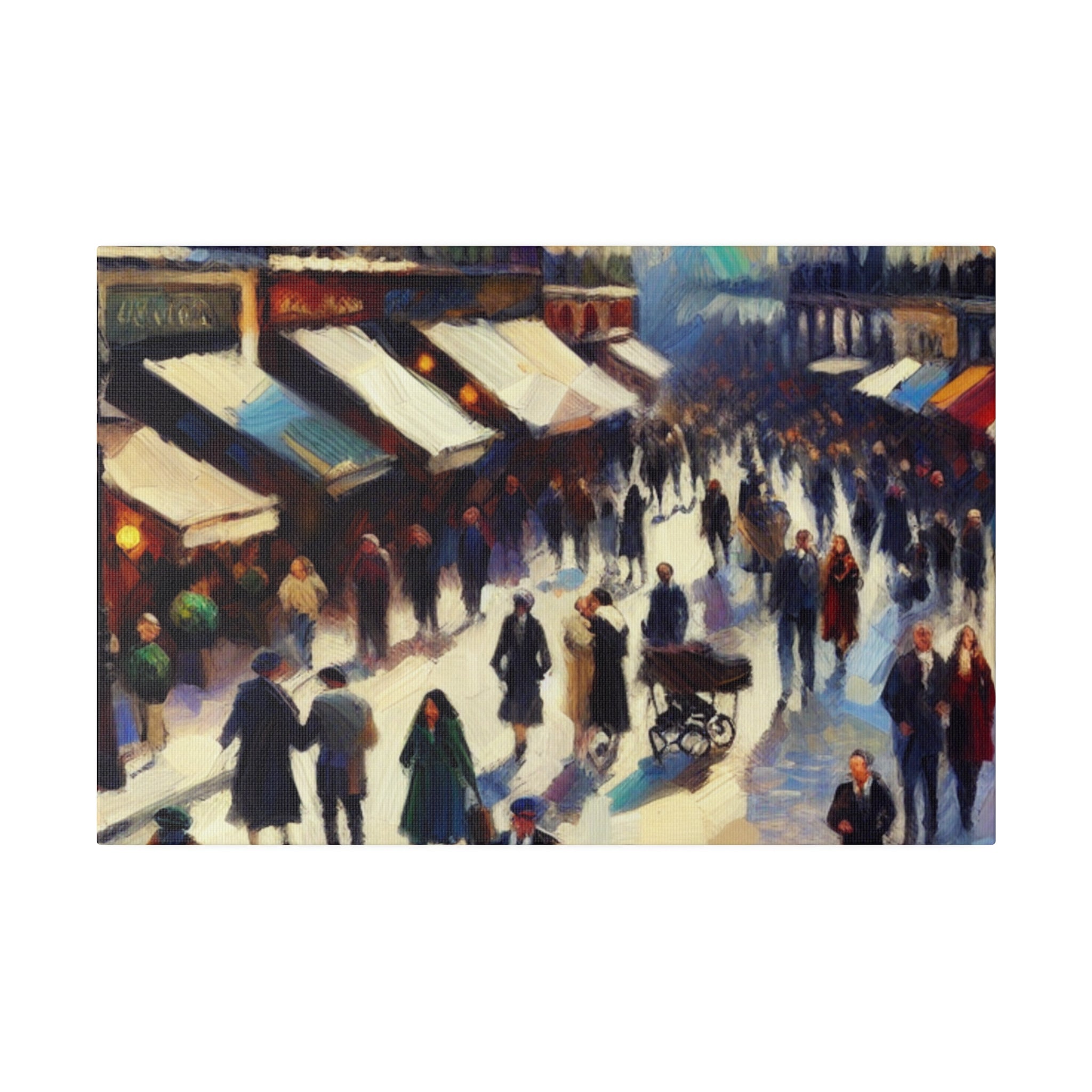 Parisian Mirage French Street Painting Canvas