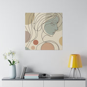 Boho Femininity Symphony Line Art Boho Style Wall Decor Canvas