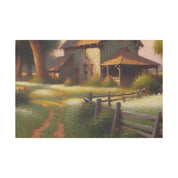 Bucolic Bliss Canvas Farmhouse Painting Canvas