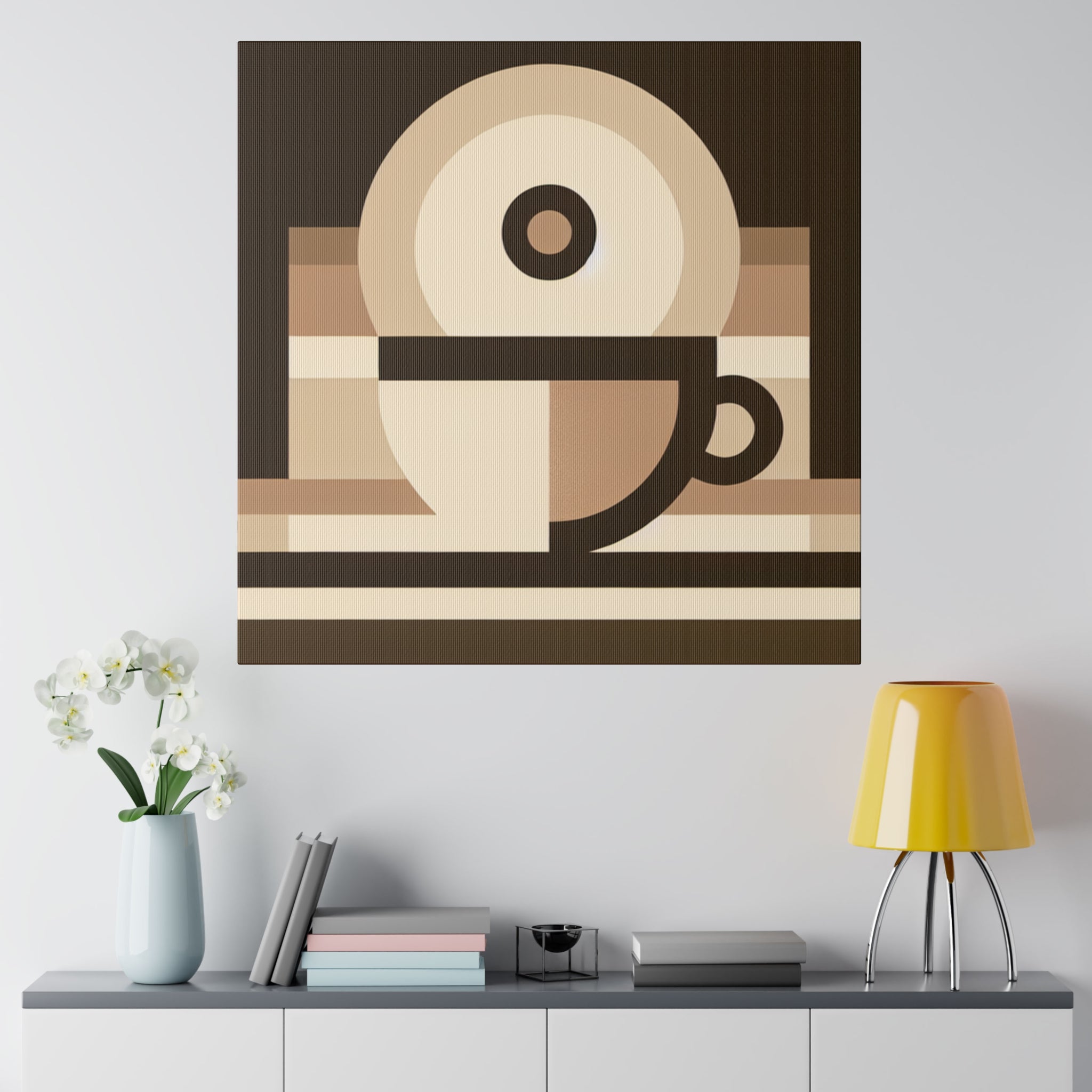 Sleek Aesthetics Coffee Canvas Coffee Wall Art Canvas