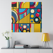 Pop Art Extravaganza Modern Abstract Wall Art Canvas