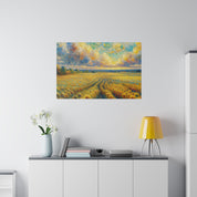 Sunflower Symphony Floral Wall Art Sunflower Painting Canvas