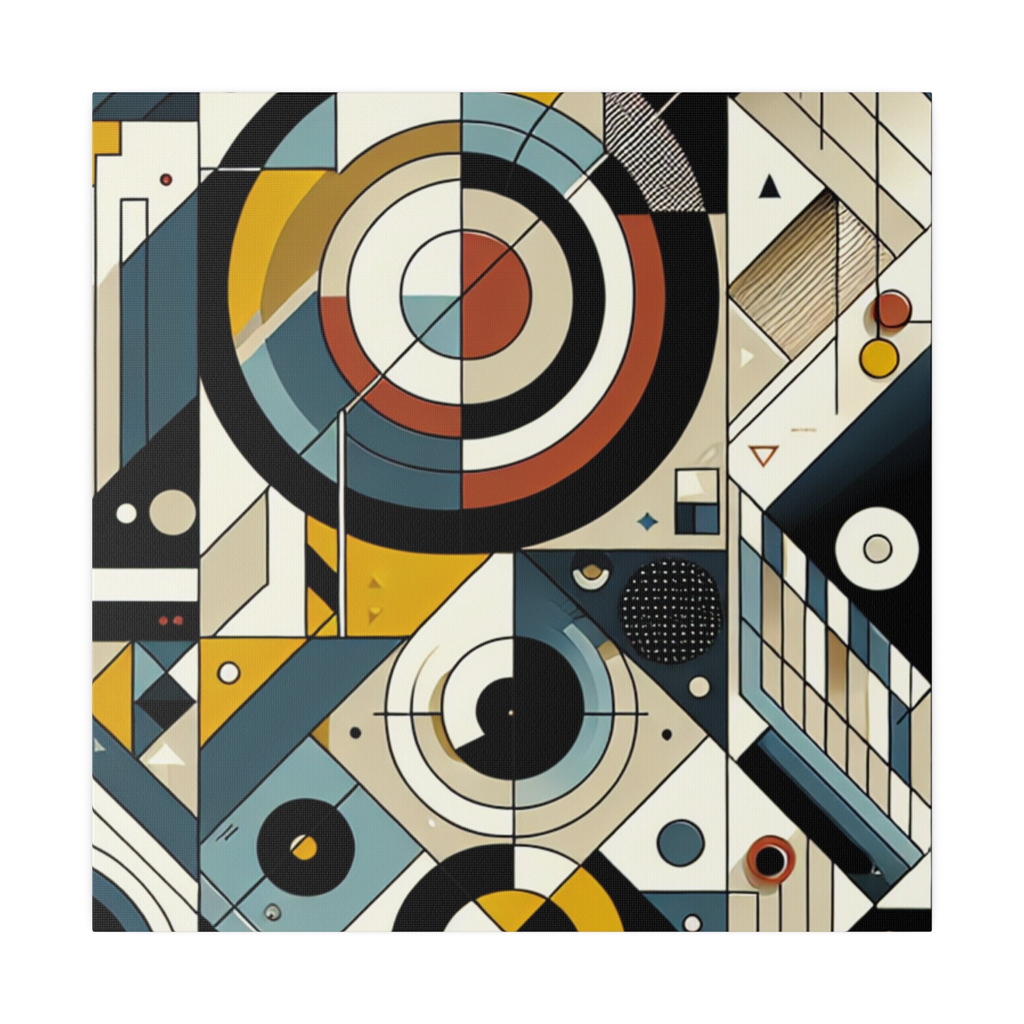 Vivid Geometric Symphony Geometric Painting Canvas