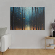 Forest Painting | Firefly Forest Landscape Canvas