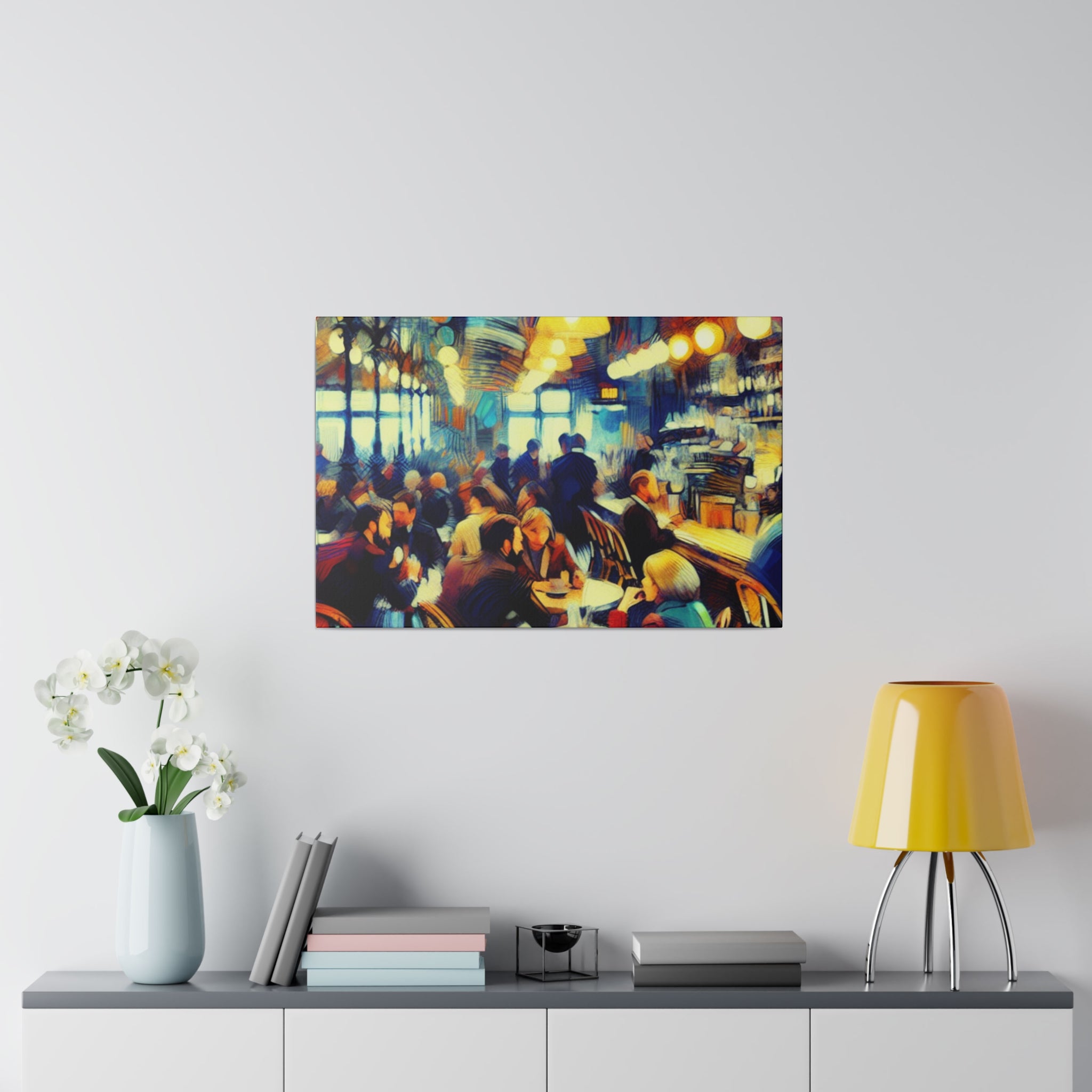 Morning Brew Muse Cafe Artwork Canvas