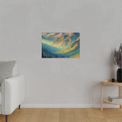 Ode to Mountain Majesty Mountain Landscape Painting Canvas